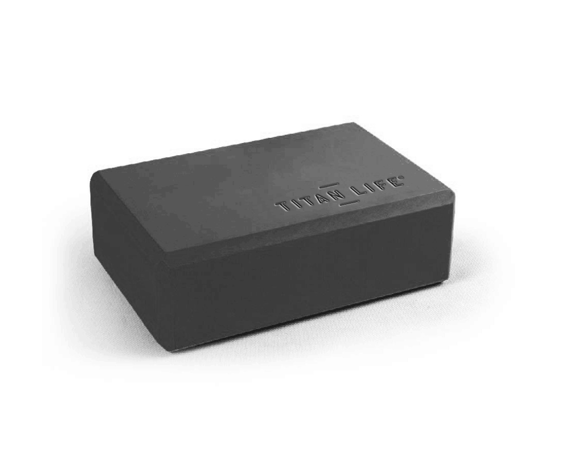 Titan Life Pro Yogablok Sort