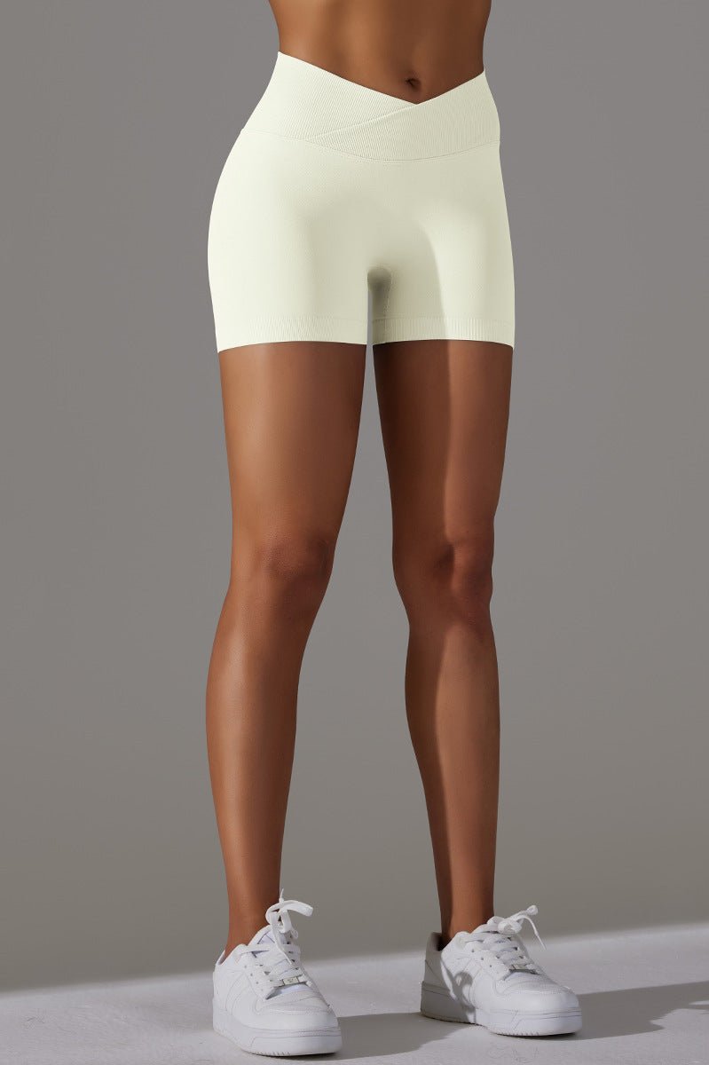 Zencurve   Shaped Shorts Ivory Small   Ivory