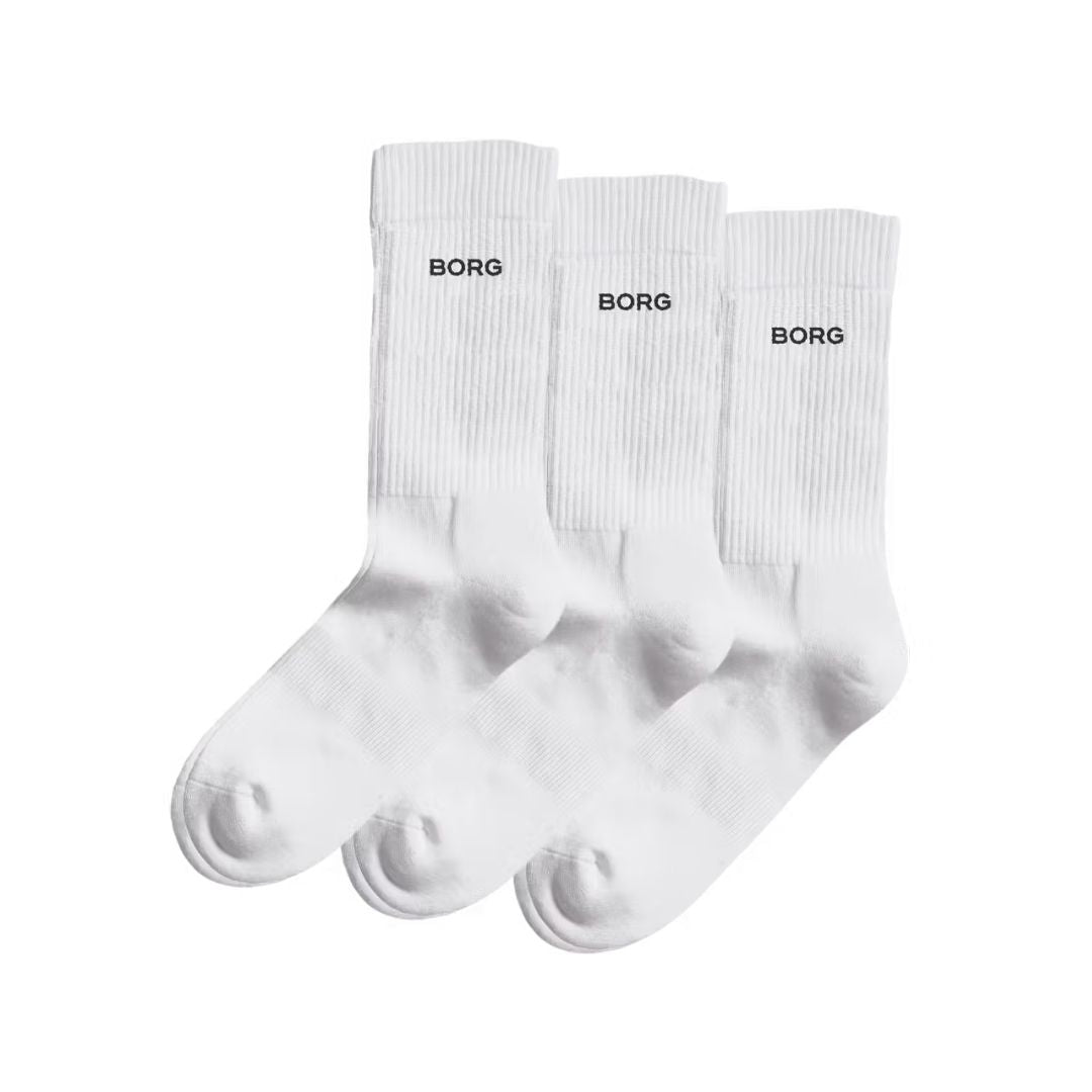 Björn Borg Essential Crew Socks -pak White 35-38