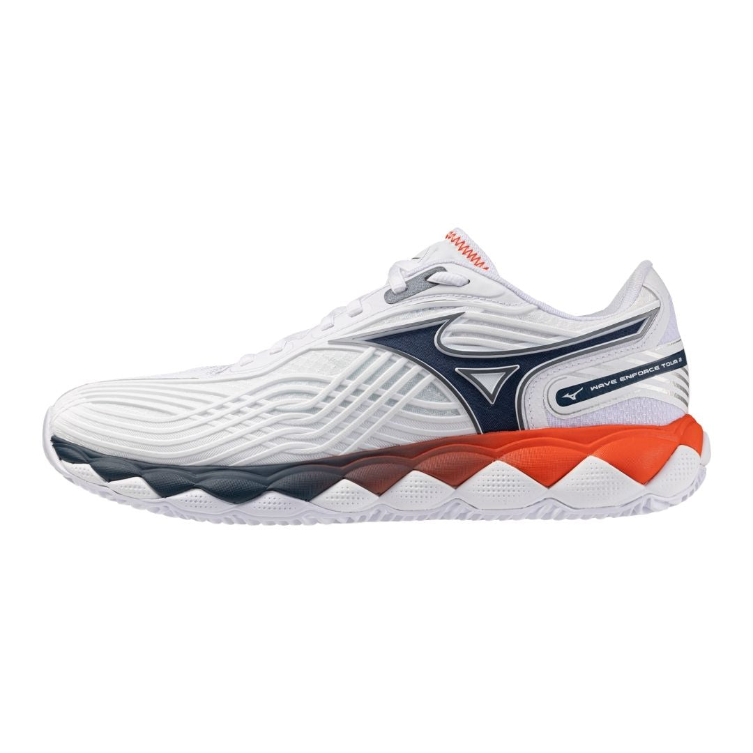 Mizuno Wave Enforce Tour Cc White Insignia Blue Orange 42