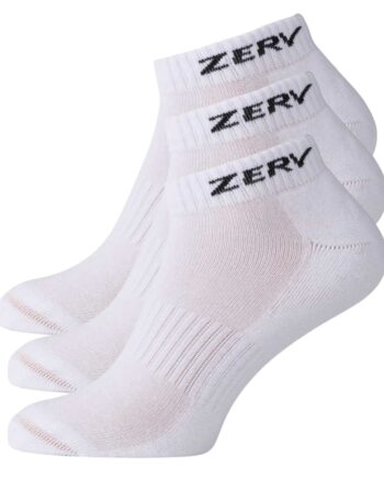 Zerv Performance Socks Short  -pack White
