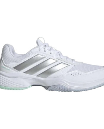 Adidas Gamecourt   Women  Cloud White Silver Metallic Ice Blue  37