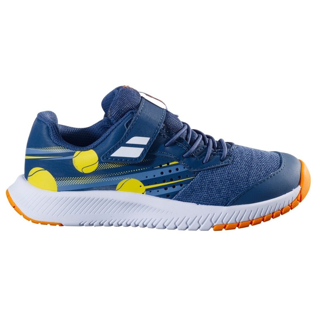 Babolat Pulsion Kid All Court Boy Blue Yellow 28