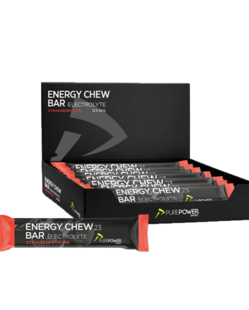 Energy Chew Bar 23 Elektrolyt Jordbær Lime 12   30