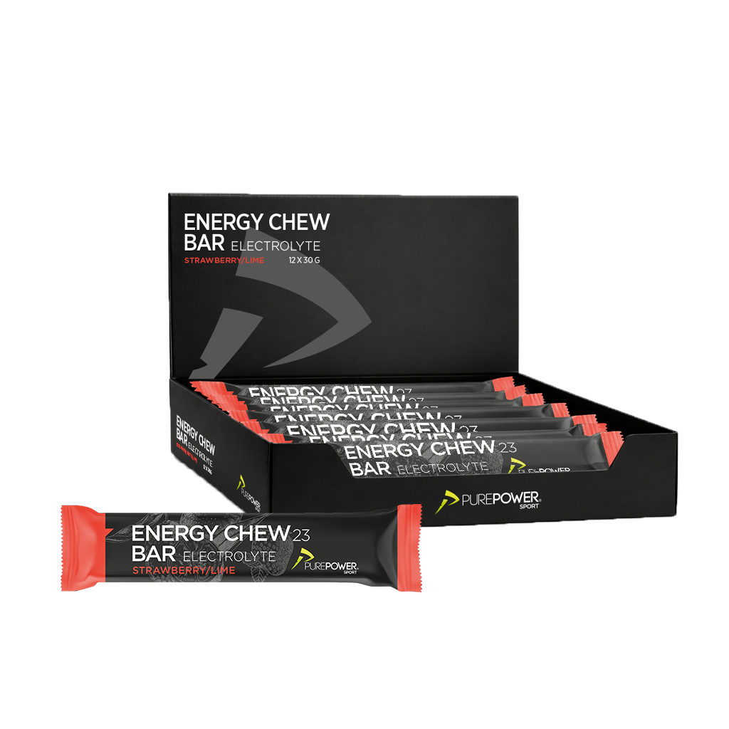 Energy Chew Bar 23 Elektrolyt Jordbær Lime 12 30