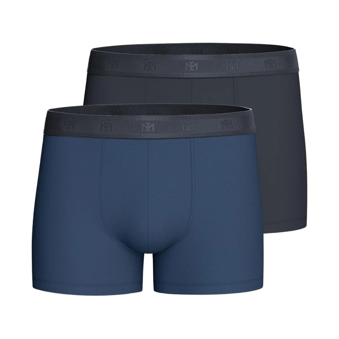 Impetus Plain Boxershorts -pak Blue Navy Blue