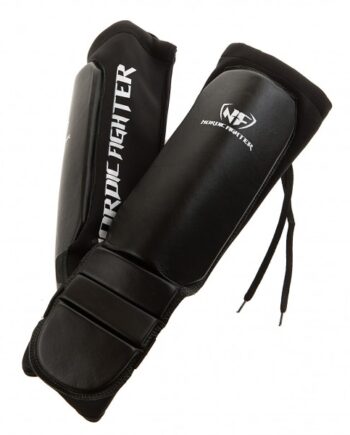 Nordic Fighter Grappling Shin Guards Instep Benskinne Kunstlæder Large