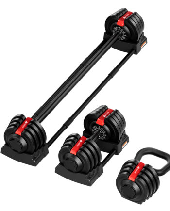 Odin Justerbar Håndvægt 18kg       Sæt  Inkl  Vægtstang Og Kettlebell