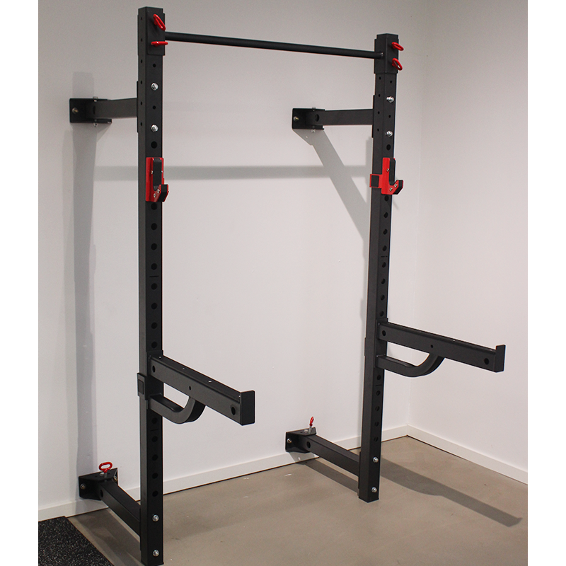Peak Fitness Foldbar Squat Rack Safety Arms