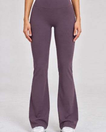 Pureline Flare Tights Aubergine Small   Aubergine