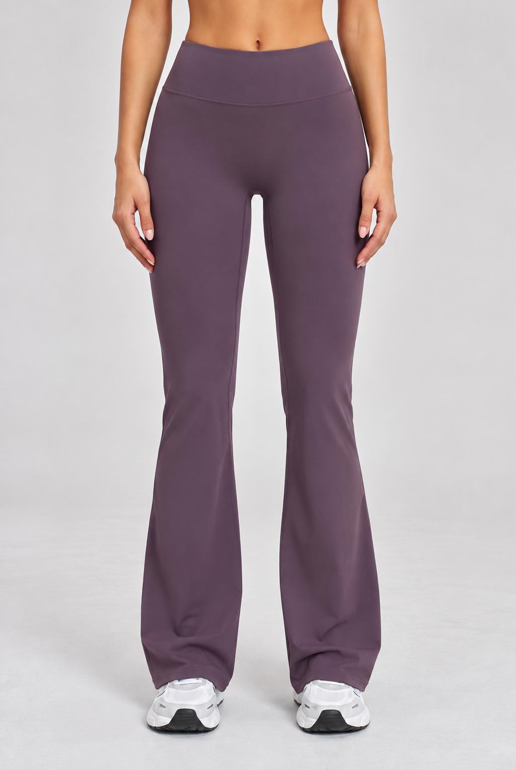 Pureline Flare Tights Aubergine Small Aubergine