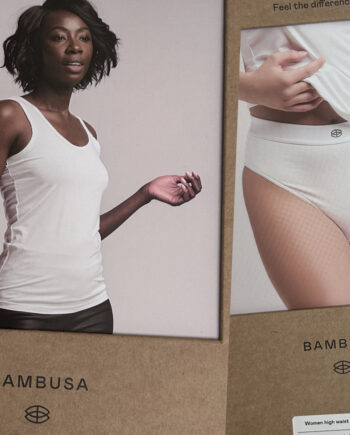 Sampak Tanktop   High-waist Trusser Hvid