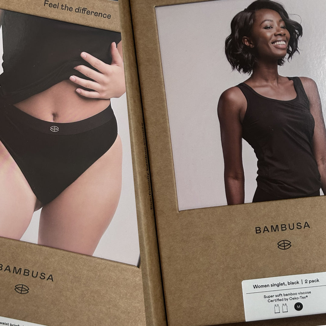Sampak: Tanktop High-waist Trusser Sort