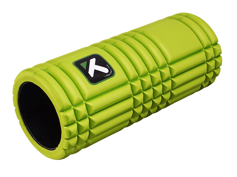 The Grid Foamroller  Lime 30   14 Cm