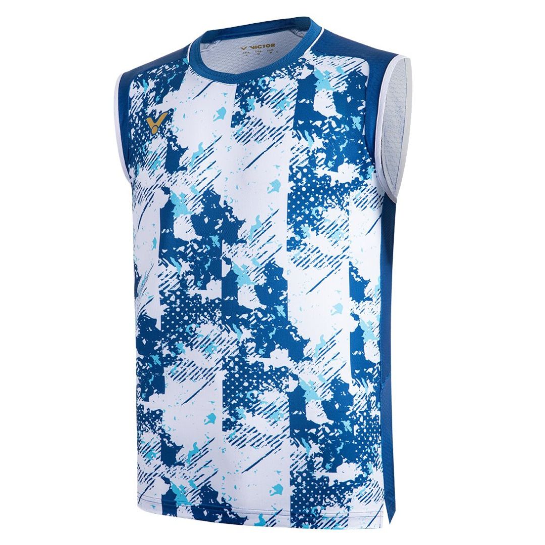 Victor -65001 Sleeveless -shirt Azure