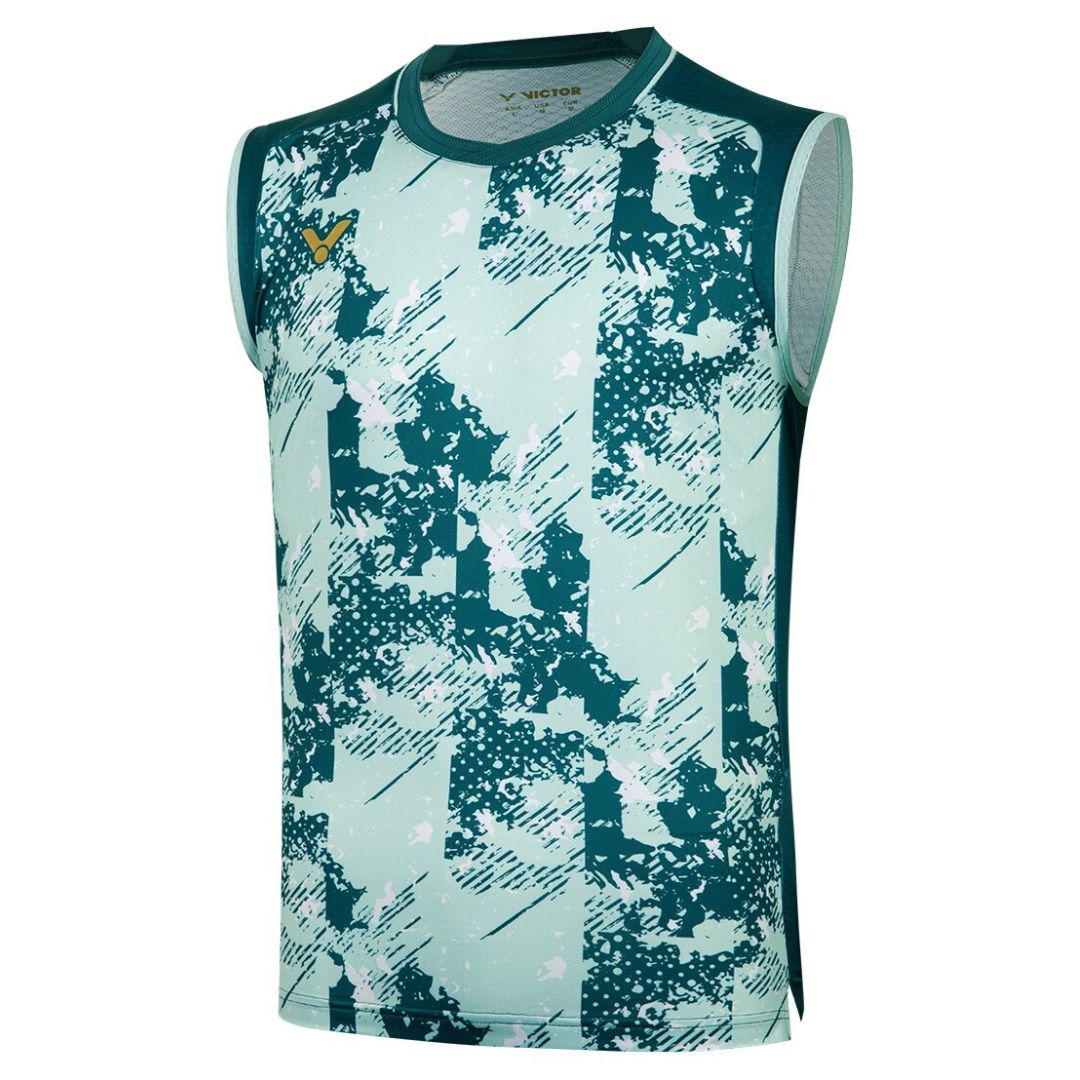 Victor -65001 Sleeveless -shirt French Emerald